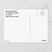 Ja! Afrika! Briefkaart (Achterkant)
