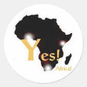 Ja! Afrika! Sticker (Voorkant)