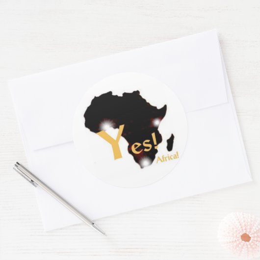 Ja! Afrika! Sticker (Envelop)
