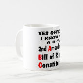 Ja agent ik ken mijn C's Koffiemok (Voorkant links)