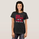 Ja agent ik zag de snelheidslimiet auto t-shirt (Voorkant volledig)