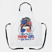 Ja, als een Trump-meisje er overheen komt Schort (Voorkant)