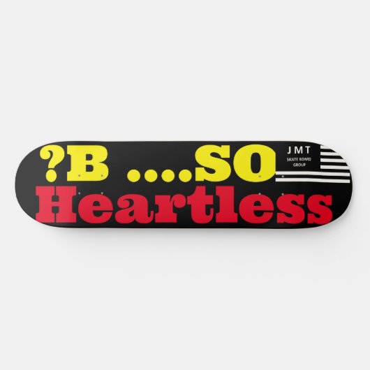 Ja? B ..HARTELOOS JMT 8 1/2"Skateboarddek Persoonlijk Skateboard (Horizontaal)