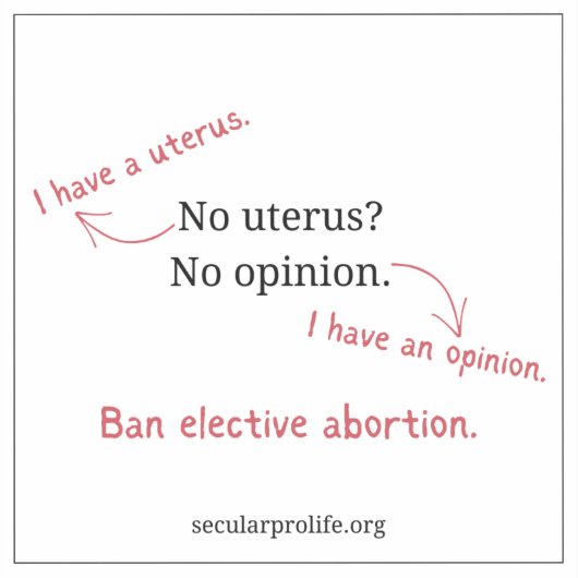 Ja Baarmoeder Ja Advies Sticker (Voorkant)