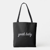 Ja baby canvas tas-slijmtumblaas esthetisch tote bag (Achterkant)