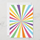 Ja Baby Retro Baby shower Kaart (Achterkant)