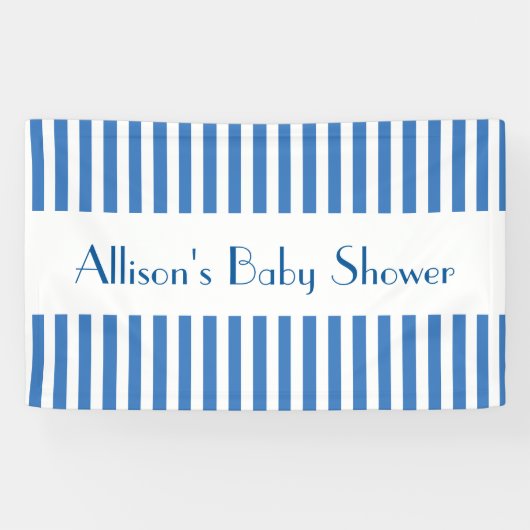 JA Baby shower Stripes Kies uw kleur A01 Spandoek (Horizontaal)