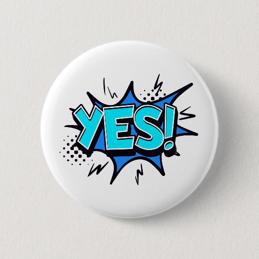 JA Badge Ronde Button 5,7 Cm (Voorkant)