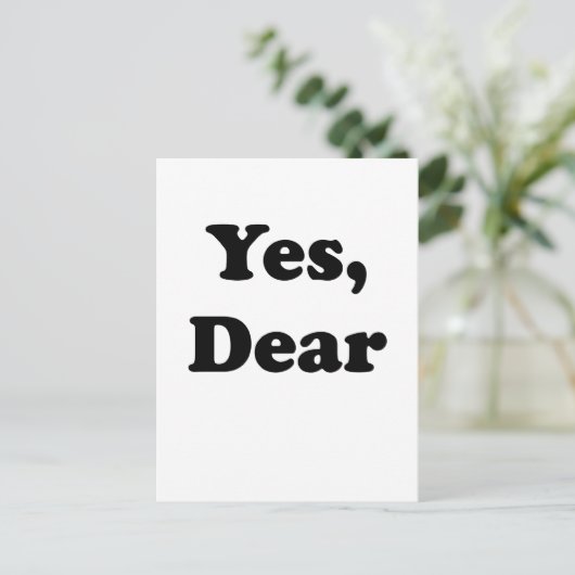 Ja, beste briefkaart (Staand voorkant)