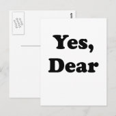 Ja, beste briefkaart (Voorkant / Achterkant)