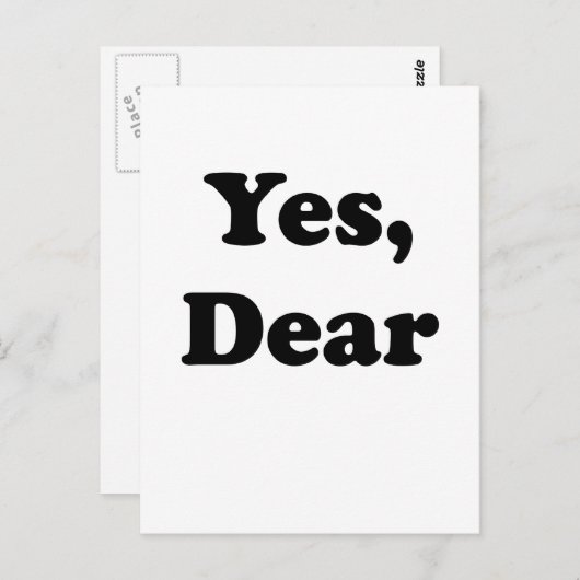 Ja, beste briefkaart (Voorkant / Achterkant)