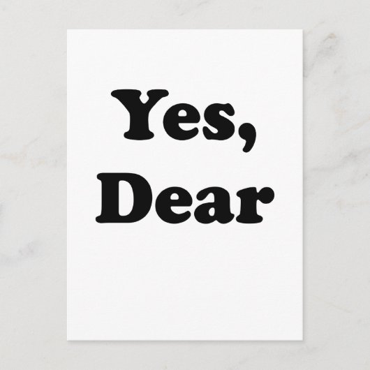 Ja, beste briefkaart (Voorkant)