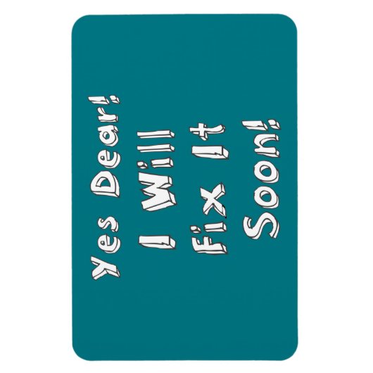 Ja, beste dat ik het snel zal herstellen. magneet (Verticaal)