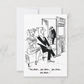 Ja Beste, Humor, Huwelijksadviseur, Grappig Save The Date (Voorkant)