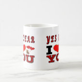 Ja, beste ik hou van je koffiemok (Center)