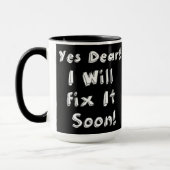 Ja beste, ik zal het snel oplossen uitstelweek mok (Links)