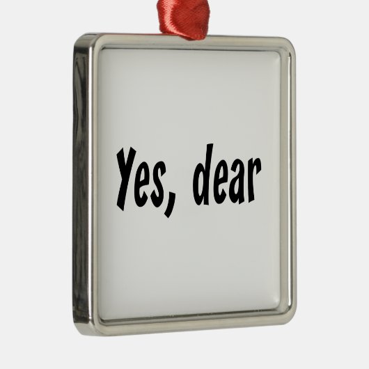 Ja, beste metalen ornament (Rechts)