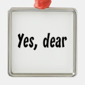 Ja, beste metalen ornament (Voorkant)