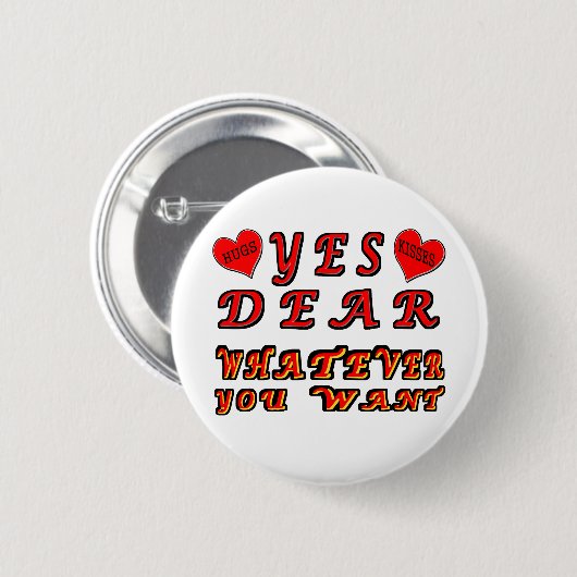 Ja, beste ronde button 5,7 cm (Voorkant /achterkant)