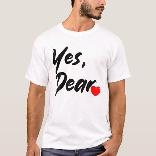Ja, beste Valentijnse harten T-shirt (Voorkant)