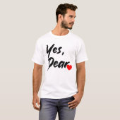 Ja, beste Valentijnse harten T-shirt (Voorkant volledig)
