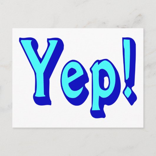 Ja! Briefkaart (Voorkant)