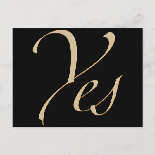 Ja Briefkaart (Voorkant)