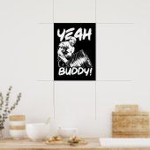 Ja Buddy - Funny Gym Workout Bodybuilding Poster (Keuken)