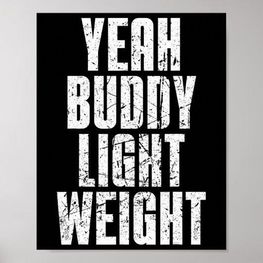 Ja Buddy Lichtgewicht Poster (Voorkant)