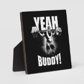 Ja Buddy - Ronnie Coleman Squat - Gym Motivatie Fotoplaat (Voorkant)