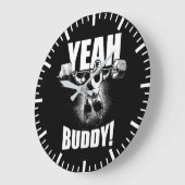 Ja Buddy - Ronnie Coleman Squat - Gym Motivatie Grote Klok (Hoek)