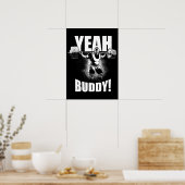Ja Buddy - Ronnie Coleman Squat - Gym Motivatie Poster (Keuken)