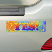 JA! BUMPERSTICKER (Op auto)