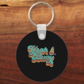 Ja Buoy  Retro 70s Summer Ocean Boating G Sleutelhanger (Voorkant)