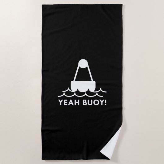Ja Buoy. Strandlaken (Voorkant)