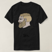 Ja Chad Meme Design T-shirt (Design voorkant)