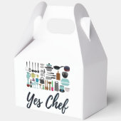 Ja Chef Afhaal Cadeau Favor Doos Bedankdoosjes (Achterkant)