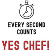 Ja Chef Elke seconde telt Schort