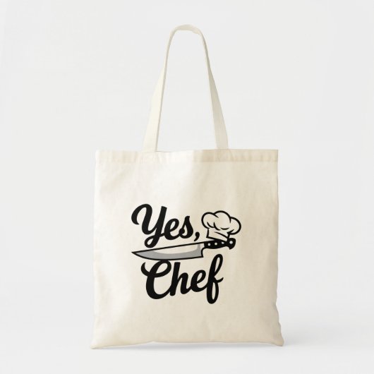 Ja Chef Funny Keuken Koken Budget Tas (Voorkant)