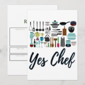 Ja Chef Kerstvakantie Receptkaart Feestdagenkaart (Voorkant / Achterkant)