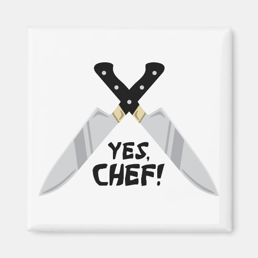 Ja Chef Magneet (Voorkant)