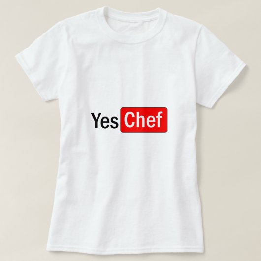 Ja Chef T-shirt (Design voorkant)