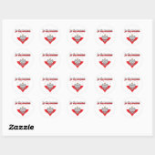 ja Cie kocham Eagle Heart Ronde Sticker (Vel)
