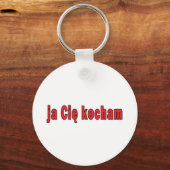 ja Cie kocham - Ik hou van je Sleutelhanger (Voorkant)