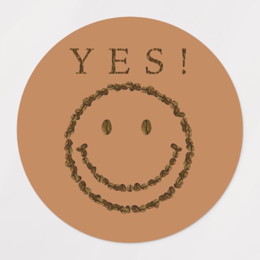 Ja Coffee! Labels (Design 1)