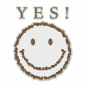 Ja Coffee! Sticker (Voorkant)