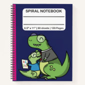 Ja. Cool Prehistorische Dinosaurus Adventurer Notitieboek (Voorkant)