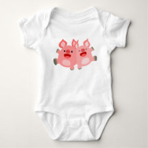 JA! Cute Cartoon Pigs Baby Creeper