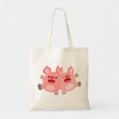 JA! Cute Cartoon Pigs Bag Tote Bag (Voorkant)