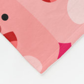 JA! Cute Cartoon Pigs Fleece Blanket Deken (Hoek)
